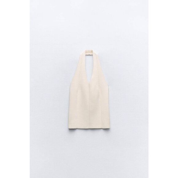 ZARA KNIT HALTER TOP - Picture 16 of 16